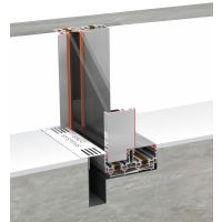 SAUC54 Fusion Rail Heavy Glass Sliding Door, 8m Height, 2000kg Panel, Multipoint Lock, Bulletproof Option, Powder Coat Finish, Premium Commercial Aluminium System